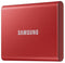 Samsung Portable SSD T7 - Externe SSD 500GB - USB 3.2 Gen2 10Gb/s - Rood