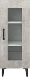 vidaXL - Dressoir - 34,5x34x90 - cm - bewerkt - hout - betongrijs