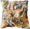 ZenXhome-Jeroen Bosch- Jheronimus Bosch- Tuin der Lusten- Hel- Hoogwaardig sierkussen met riets- 44cm X 44cm inclusief kussen- Dutch Design Product