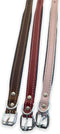 ZenXstore Halsband Hond 100% Echt Leer met beschermend laagje verschillende kleuren 38cm X 2cm