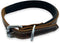 ZenXstore Halsband Hond 100% Echt Leer met beschermend laagje verschillende kleuren 38cm X 2cm