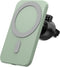 ZenXstore MagSafe Autolader met Telefoonhouder voor iPhone Pro / 14/13/12 - Draadloos Opladen en Magnetische Bevestiging - Groen