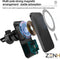 ZenXstore MagSafe Autolader met Telefoonhouder voor iPhone Pro / 14/13/12 - Draadloos Opladen en Magnetische Bevestiging - Groen