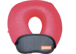 ZenXtravel Reiskussen - Nekkussens- 35x30x10 cm - Draagbaar Ergonomisch Memory Foam Reiskussen voor Nek Ondersteuning - Compact en Opvouwbaar Reiskussen voor Vliegtuig, Auto en Trein - Comfortabel Reiskussen met Hoes