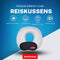 ZenXtravel Reiskussen - Nekkussens - 35x30x10 cm - Draagbaar Ergonomisch Memory Foam Reiskussen voor Nek Ondersteuning - Compact en Opvouwbaar Reiskussen voor Vliegtuig, Auto en Trein - Comfortabel Reiskussen met Hoes