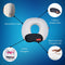 ZenXtravel Reiskussen - Nekkussens - 35x30x10 cm - Draagbaar Ergonomisch Memory Foam Reiskussen voor Nek Ondersteuning - Compact en Opvouwbaar Reiskussen voor Vliegtuig, Auto en Trein - Comfortabel Reiskussen met Hoes