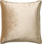Dutch Decor LOTH - Sierkussen velvet Gilded Beige 45x45 cm - Inclusief binnenkussen