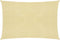 vidaXL - Zonnescherm - HDPE - rechthoekig - 4x6 - m - beige