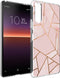 iMoshion Hoesje Geschikt voor Sony Xperia 10 II Hoesje Siliconen - iMoshion Design hoesje - Roze / Meerkleurig / Goud / Pink Graphic