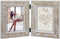 ZEP - Duo / 2-luik houten fotolijst wit / bruin Levico 2Q voor 2 foto's 13x18 - WW3557