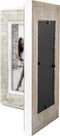 ZEP - Duo / 2-luik houten fotolijst wit / bruin Levico 2Q voor 2 foto's 13x18 - WW3557