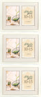 ZEP - Duo Houten Fotolijst Arlon wit voor 2 foto's 10x15 (afmeting 28 x 22 cm) - NQ22W