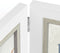 ZEP - Duo Houten Fotolijst Sion 2Q Wit / Grijs voor foto's 2x 13x18 (34x22 cm) - CD787