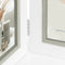 ZEP - Duo Houten Fotolijst Sion 2Q Wit / Grijs voor foto's 2x 13x18 (34x22 cm) - CD787