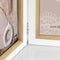 ZEP - Duo Houten fotolijst wit/bruin Ayas 2L voor 2 foto's 10x15 - CV436