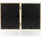 ZEP - Duo Houten fotolijst wit/bruin Lisse 2Q voor 2 foto's 15x20 - ML268D