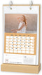 ZEP - Foto Kalender Bruin Leinster Verticaal voor formaat 10x15 - met 12 insteek vellen - UT364V
