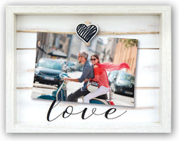 ZEP - Fotolijst Vivienne Wit voor foto formaat 10x15 cm afmeting 24x18,5 cm - CX64W