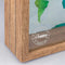 ZEP - hout/glas spaarpot Jacob met tekst HAPPY formaat 6,5 x 21 cm - RM4545