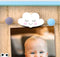 ZEP - Houten Baby Fotolijst met Giraffe Ryan Blauw voor foto 10x15 - VG546B