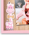 ZEP - Houten Baby Fotolijst met Giraffe Ryan Roze voor foto 10x15 - VG446P