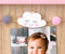 ZEP - Houten Baby Fotolijst met Giraffe Ryan Roze voor foto 10x15 - VG446P