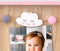 ZEP - Houten Baby Fotolijst met Giraffe Ryan Roze voor foto 10x15 - VG446P
