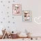 ZEP - Houten Baby Fotolijst met Giraffe Ryan Roze voor foto 10x15 - VG446P