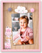 ZEP - Houten Baby Fotolijst met Giraffe Ryan Roze voor foto 10x15 - VG446P