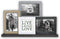 ZEP - Houten collage / multi fotolijst met standaard Jerome voor foto formaat 10x10 en 3x 10x15 (afmeting 42x 27 cm) - TY480