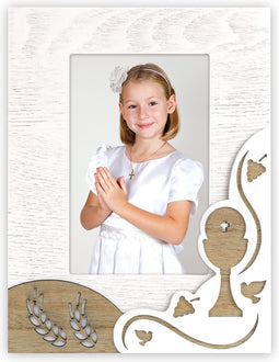 ZEP - Houten Communie Fotolijst Dalila voor foto 10x15 - PL3246