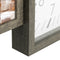 ZEP - Houten Foto Wandklok Losanna Bruin voor foto's 1x 10x10, 3x 10x15, 2x 13x18 (63x43,5 cm) - UT658