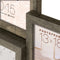ZEP - Houten Foto Wandklok Losanna Bruin voor foto's 1x 10x10, 3x 10x15, 2x 13x18 (63x43,5 cm) - UT658