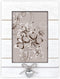 ZEP - Houten Fotolijst Arial verticaal wit met metalen hartje voor foto 13x18 - XD557V