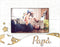 ZEP - Houten Fotolijst Carlo met tekst PAPA voor foto formaat 10x15 cm - FE8446