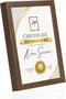 ZEP - Houten Fotolijst Certificate A4 Bruin voor foto formaat 21x29,7 cm - V4721N