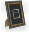 ZEP - Houten Fotolijst Enna Zwart / Bruin voor foto 10x15 - EG446L