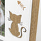 ZEP - Houten Fotolijst kat Duchessa wit / bruin voor foto 10x15 - ZX246