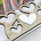 ZEP - Houten fotolijst Lavinia wit met hartjes voor foto formaat 20x30 cm - EA8823