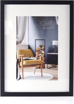 ZEP - Houten Fotolijst Niki Black voor foto formaat 40x60 of 50x70 - V5970B