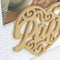 ZEP - Houten Fotolijst Oscar Wit met tekst Papa voor foto formaat 10x15 cm - ME6846