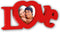 ZEP - Houten Fotolijst Pepe LOVE voor foto 10x10 (afmeting 28x13 cm) - W1815