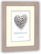 ZEP - Houten fotolijst taupe met passe-partout Regent 2 formaat 20x30 / 30x40 cm - V32342