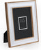ZEP - Houten Fotolijst Vienna Wit / Bruin voor foto 10x15 - XN346W