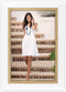 ZEP - Houten fotolijst wit/bruin Ayas voor 1 foto 30x40 - CV834