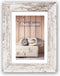 ZEP - Houten fotolijst wit/bruin Nelson 6 voor foto formaat 18x24 - V21186