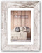 ZEP - Houten fotolijst wit/bruin Nelson 6 voor foto formaat 20x20 - V21206