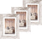 ZEP - Houten fotolijst wit/bruin Nelson 6 voor foto formaat 20x25 - V21256