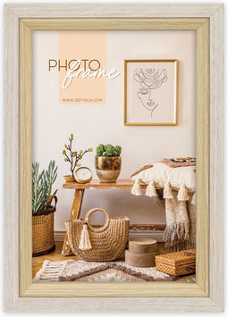 ZEP - Houten Fotolijst Zara C in bruin / creme voor foto 20x25 cm - VZ681C