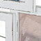 ZEP - Houten Multi Fotolijst Chieri wit met metalen tekst Family voor foto's 4x 10x15 en 4x 13x18 (afmeting 68x56 cm) - UT888